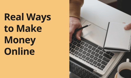 Real Ways to Make Money Online